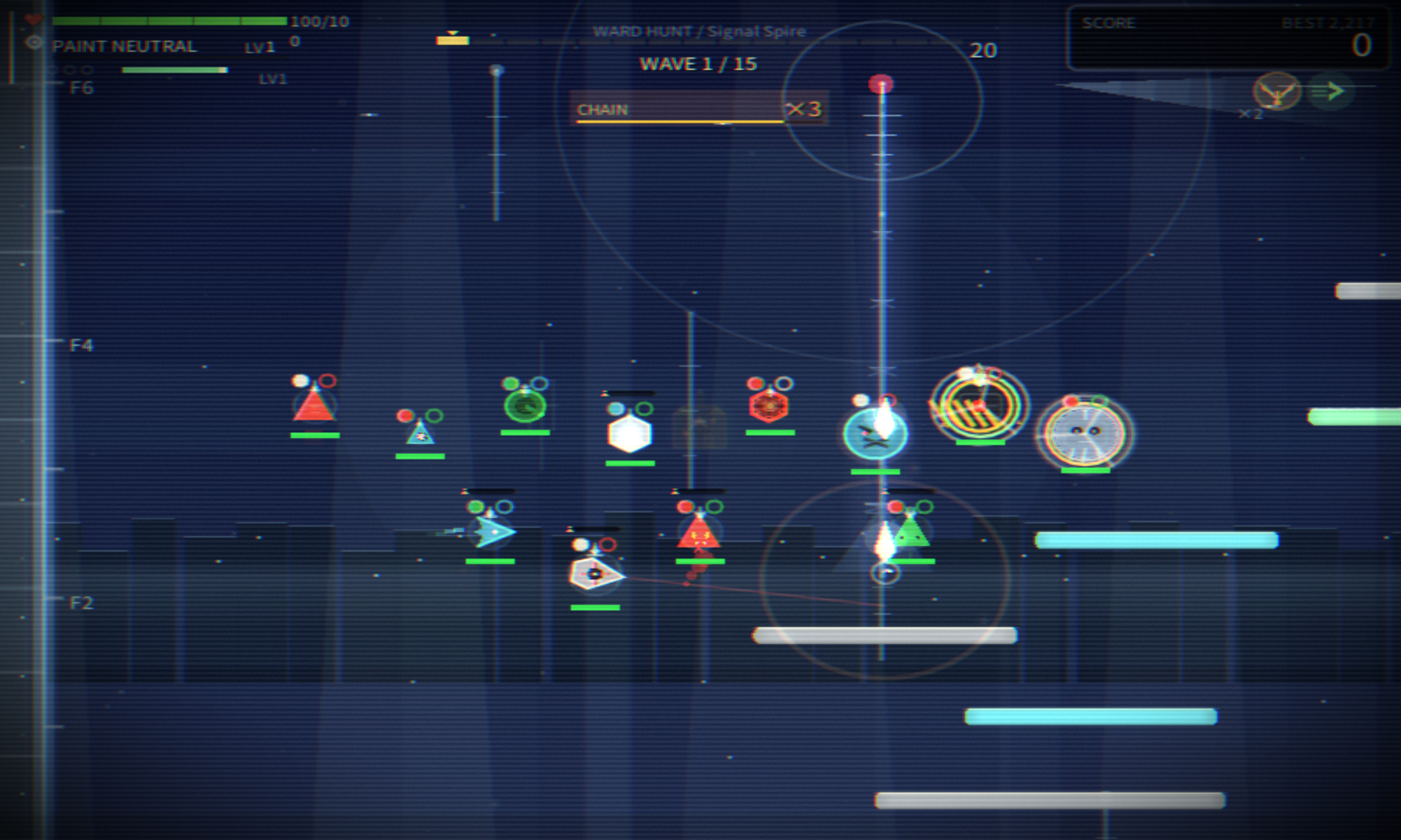 All 12 enemy archetypes on screen at once